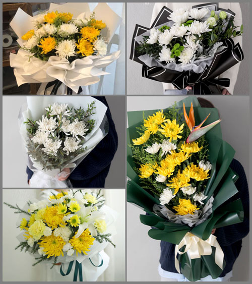 安徽安庆市宿松县隘口乡燃灯村白事花束代送
